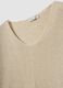 Camisola bege em mistura de viscose e linho_5