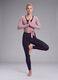 Schwarze Slim-Fit-Leggings aus Stretchmaterial mit regul&auml;rer Taille ALTAVIA STUDIO_0