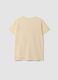 Beiges Regular-Fit-T-Shirt aus reiner Baumwolle mit s&uuml;&szlig;em Tier-Print_6