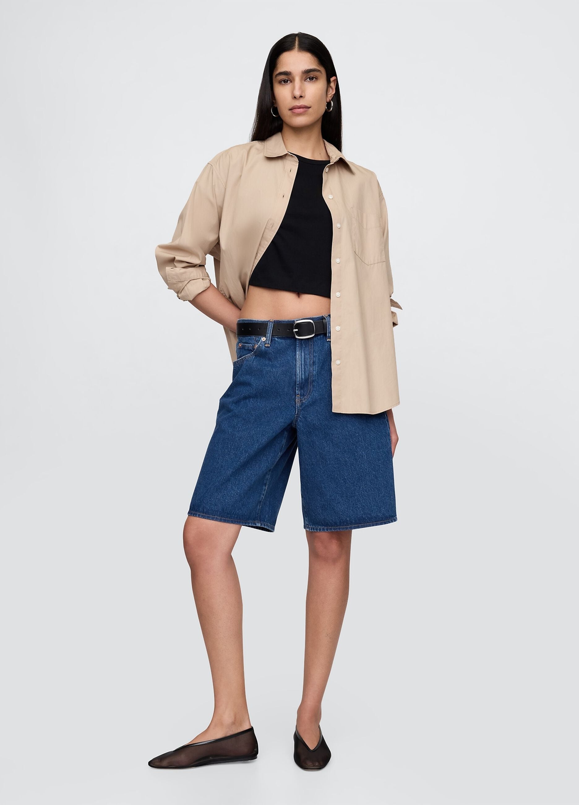 Blue Denim Shorts