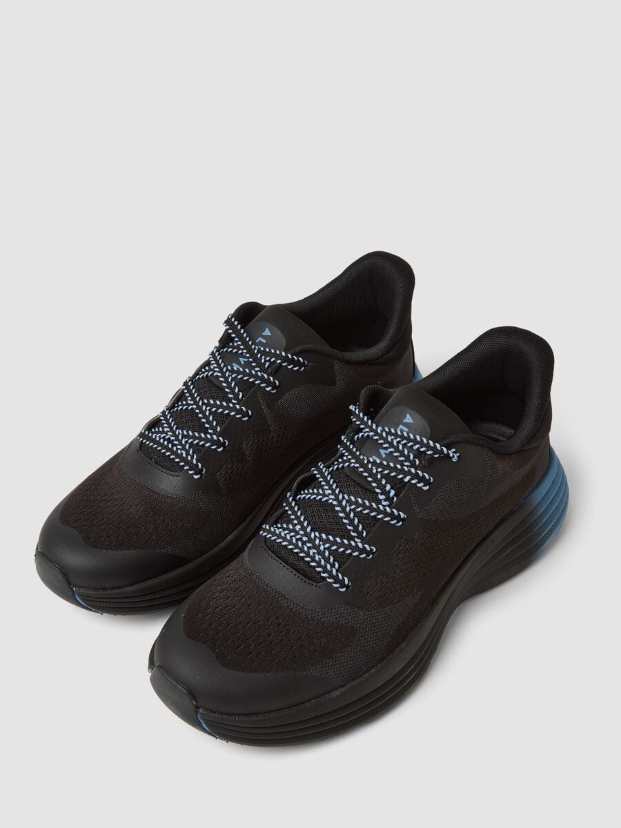 Black Outdoor Sneakers with Cushioned Midsole ALTAVIA_1