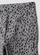 Grey skinny stretch organic cotton treggings for girls_2