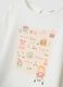 White organic stretch cotton jersey T-shirt with print, regular fit_2