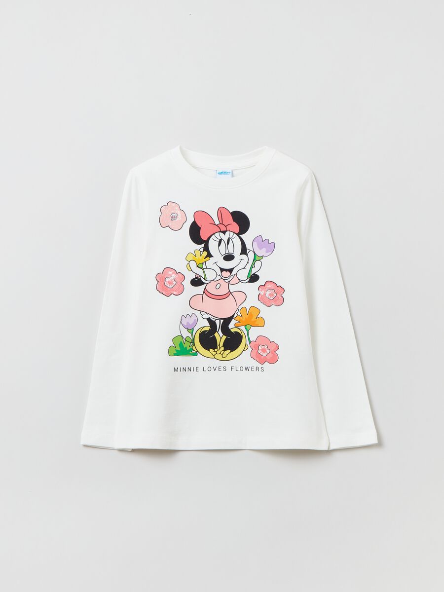 Disney Minnie Mouse T-shirt with long sleeves_0