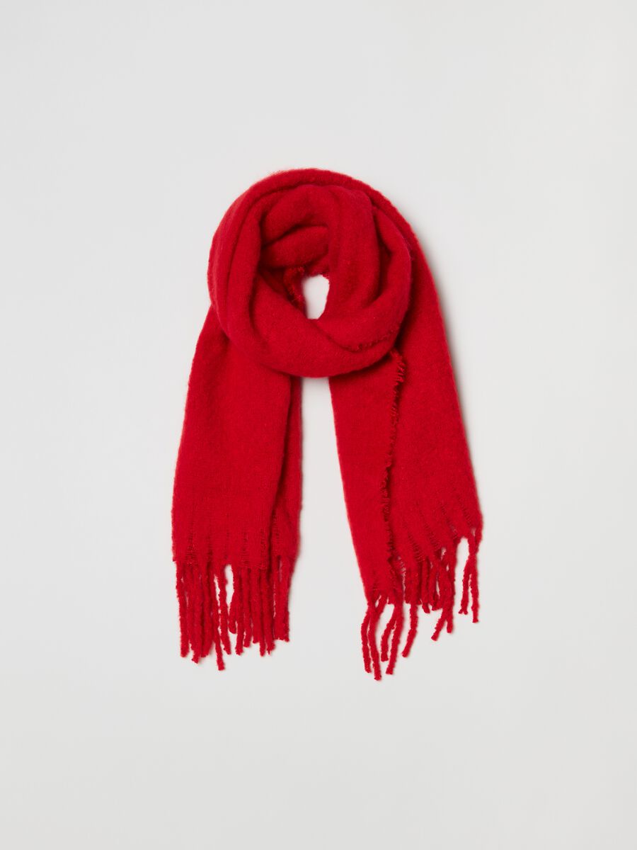 Scarf with fringing_0