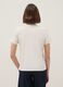 White pure cotton t-shirt regular fit with print_2