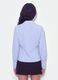 Camisa azul &agrave;s riscas em algod&atilde;o el&aacute;stico, corte slim_1