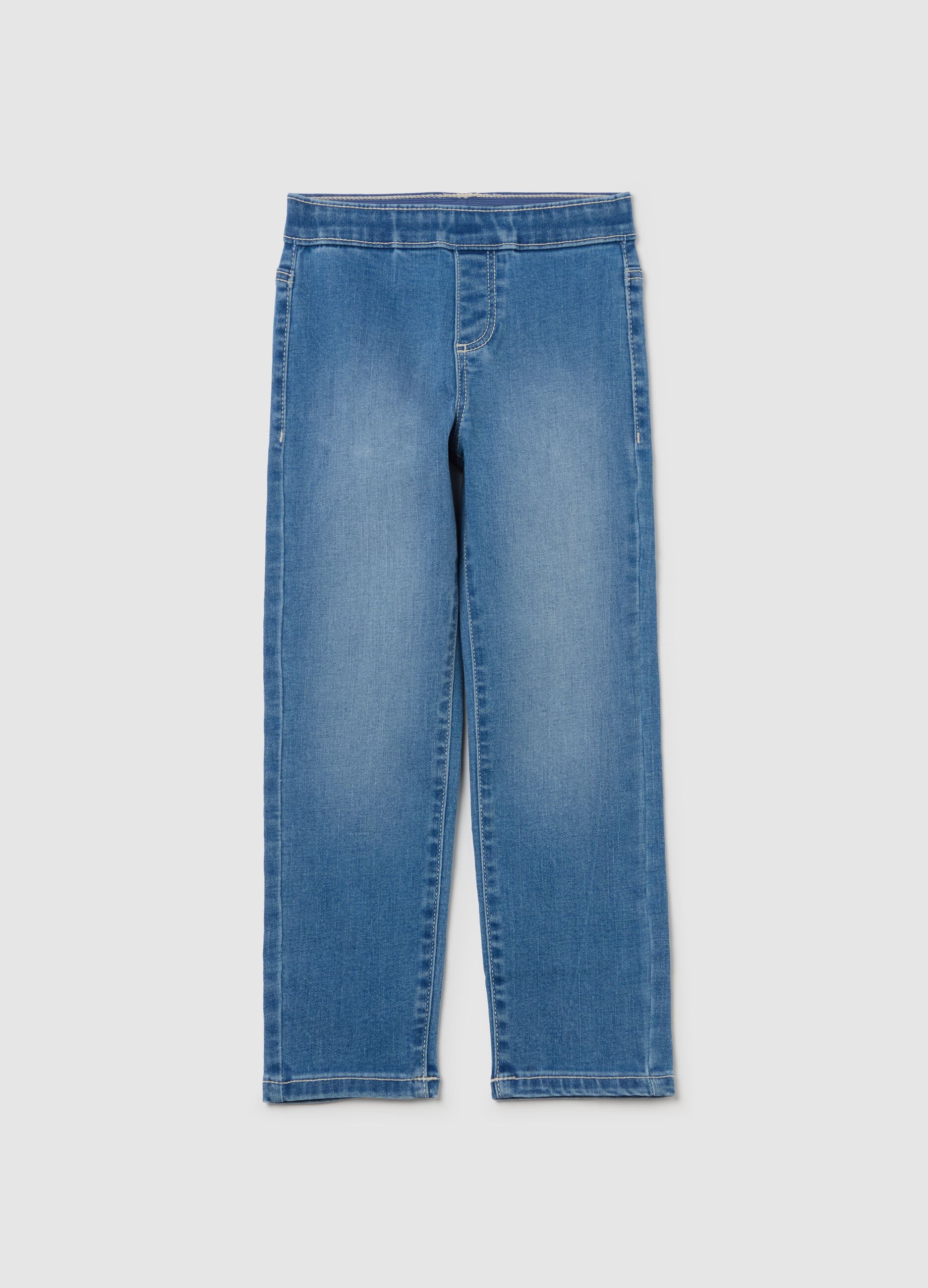 Skinny-fit jeggings with pockets