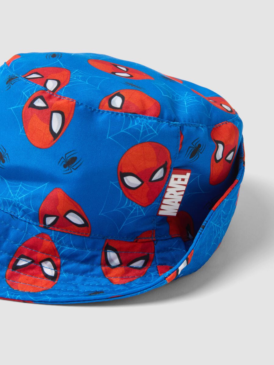 Multicolor children's hat with Spiderman prints_2