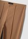 Braune Slim-Fit-Leggings aus elastischer Viskose_6