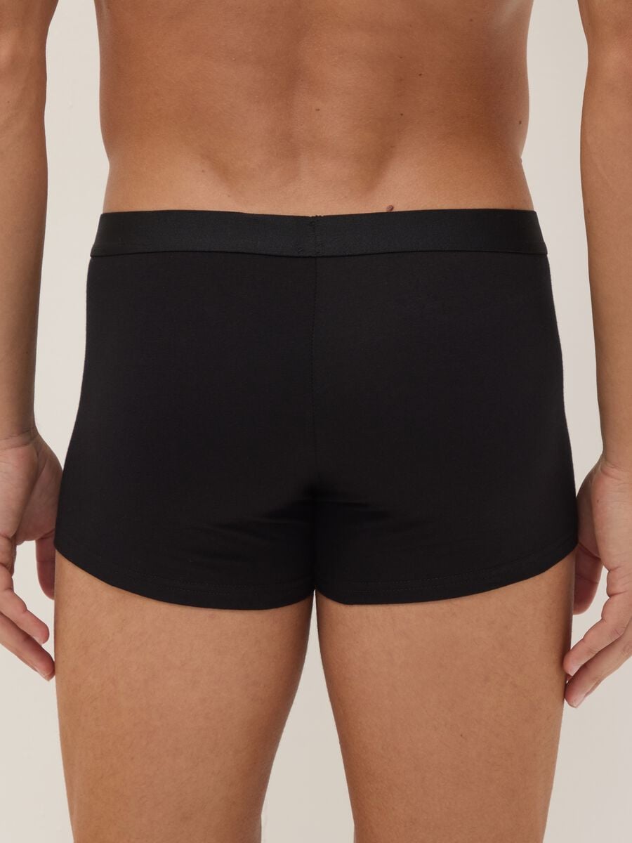 Three-pack of black organic cotton boxer shorts_2