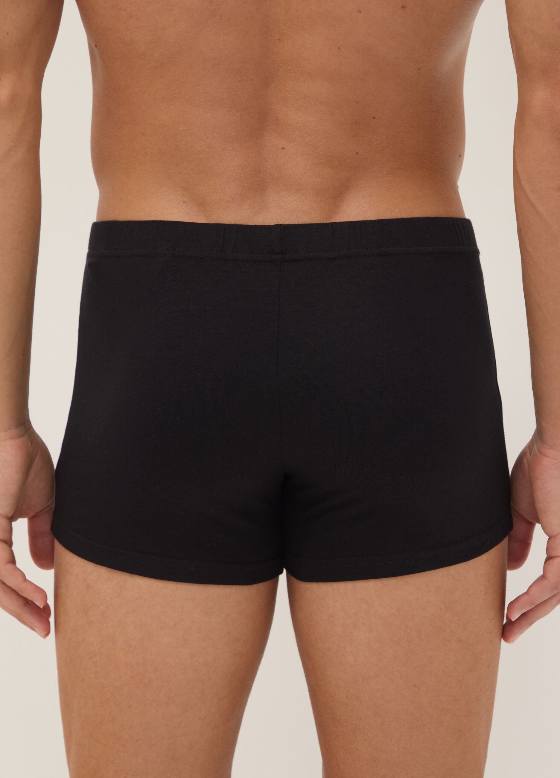 Schwarze Boxershorts aus Bio-Baumwolle