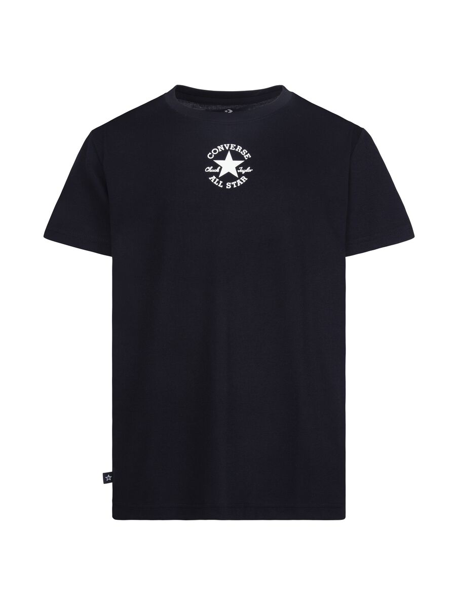 Round-neck T-shirt with Chuck Taylor logo print_0