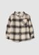 Multicoloured checked pure cotton shirt, regular fit_0