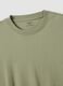 Gr&uuml;nes T-Shirt aus reiner Baumwolle mit kurzen &Auml;rmeln, Relaxed Fit_5