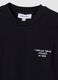 Black relaxed-fit pure cotton T-shirt with embroidered slogan_2