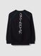 Black cotton-blend sweatshirt with PlayStation print_6
