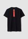 Black pure cotton Ducati print T-shirt, regular fit_2