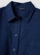 Camisa azul em mistura de viscose e linho, corte oversize_5