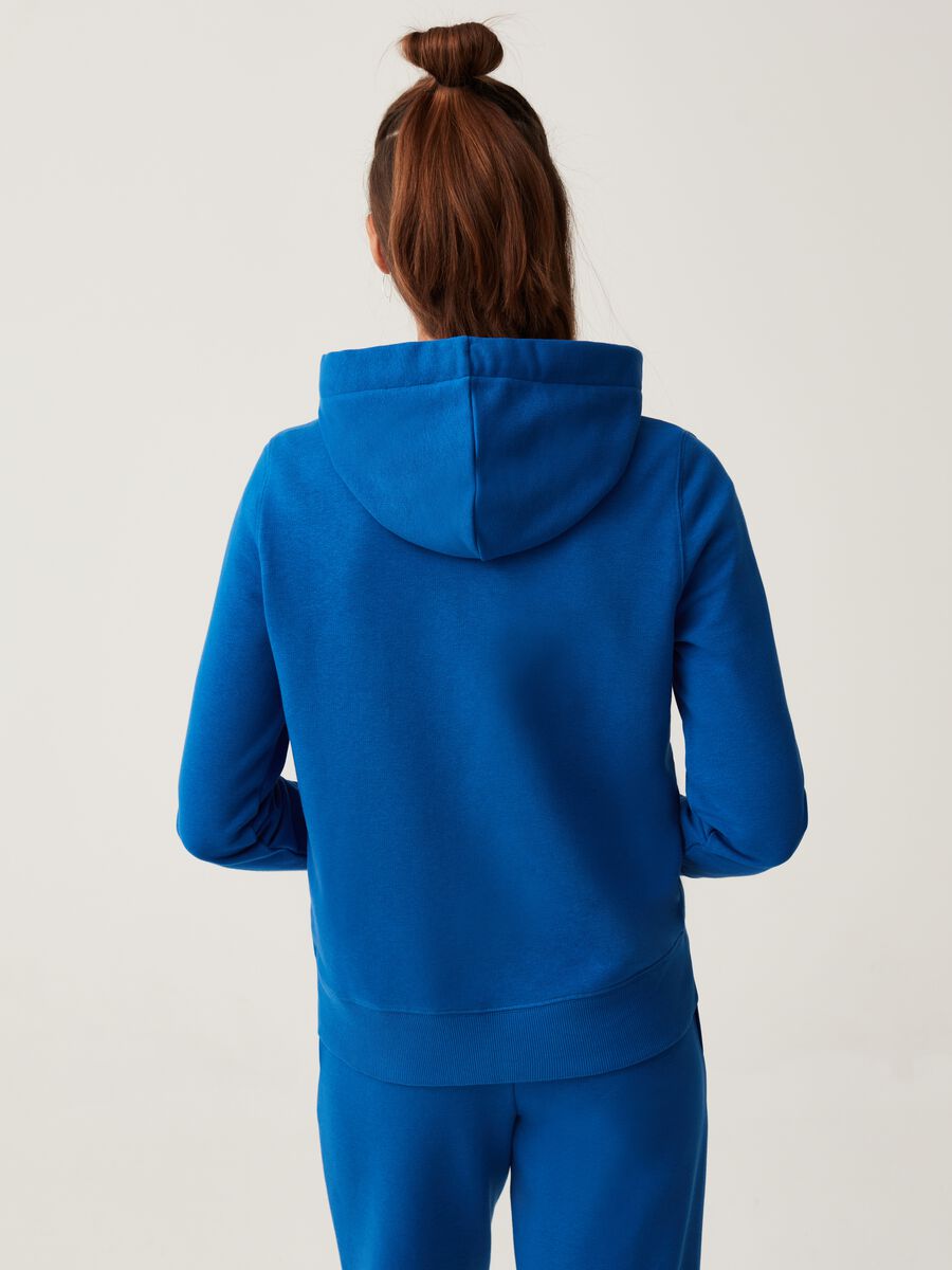 Fitness full-zip fleece sweatshirt with hood_2