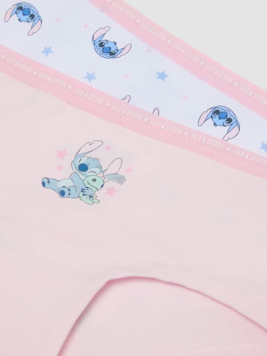 3-pack of multicolour Lilo & Stitch printed organic stretch cotton briefs_2