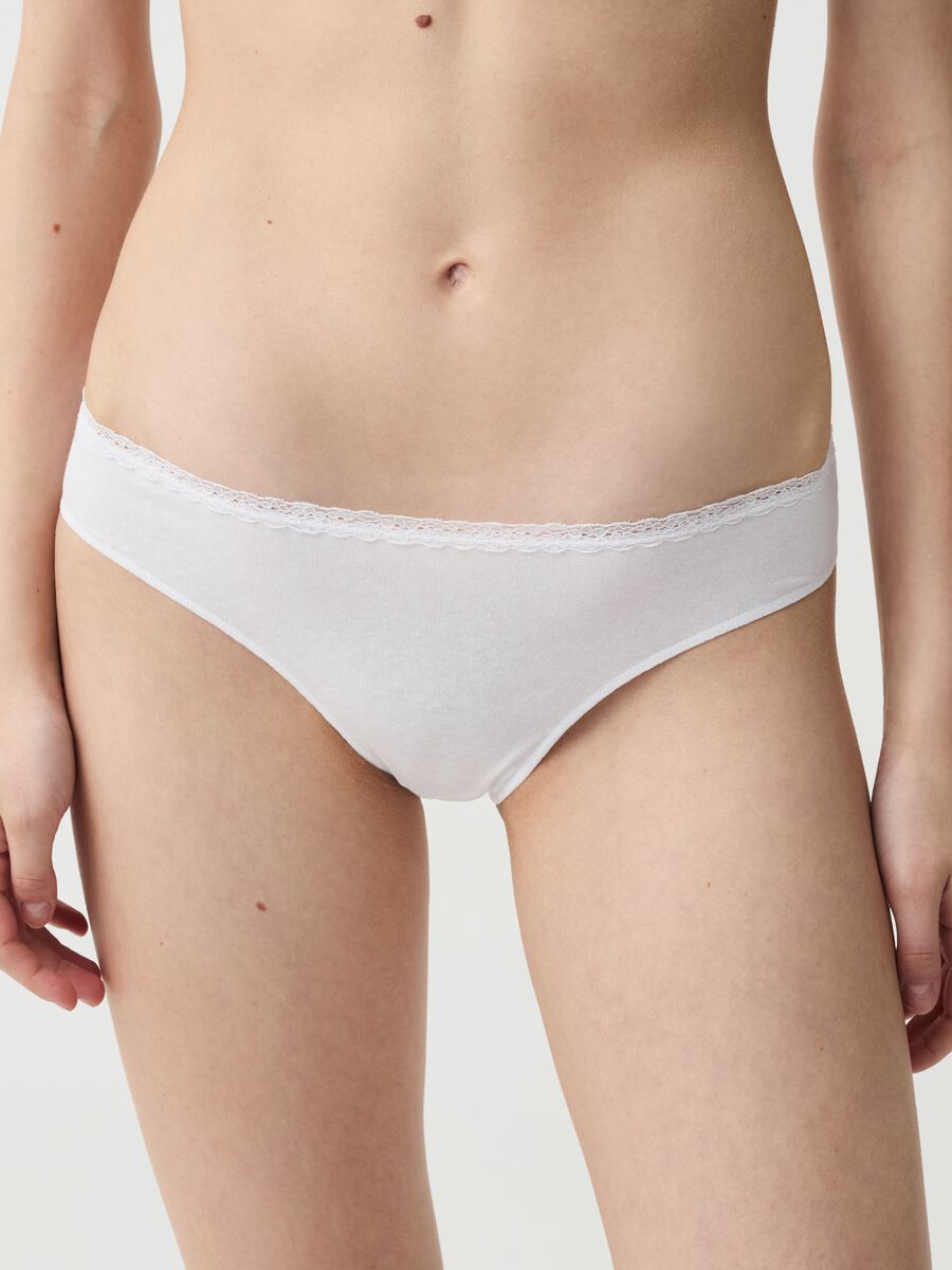 Two-pack stretch organic cotton briefs with pattern_1