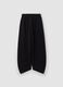 Black barrel-fit cotton-blend joggers_2