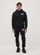 Black cotton-blend hoodie with Miami Heat print_1