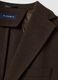 Brown regular-fit blazer with classic lapels_1