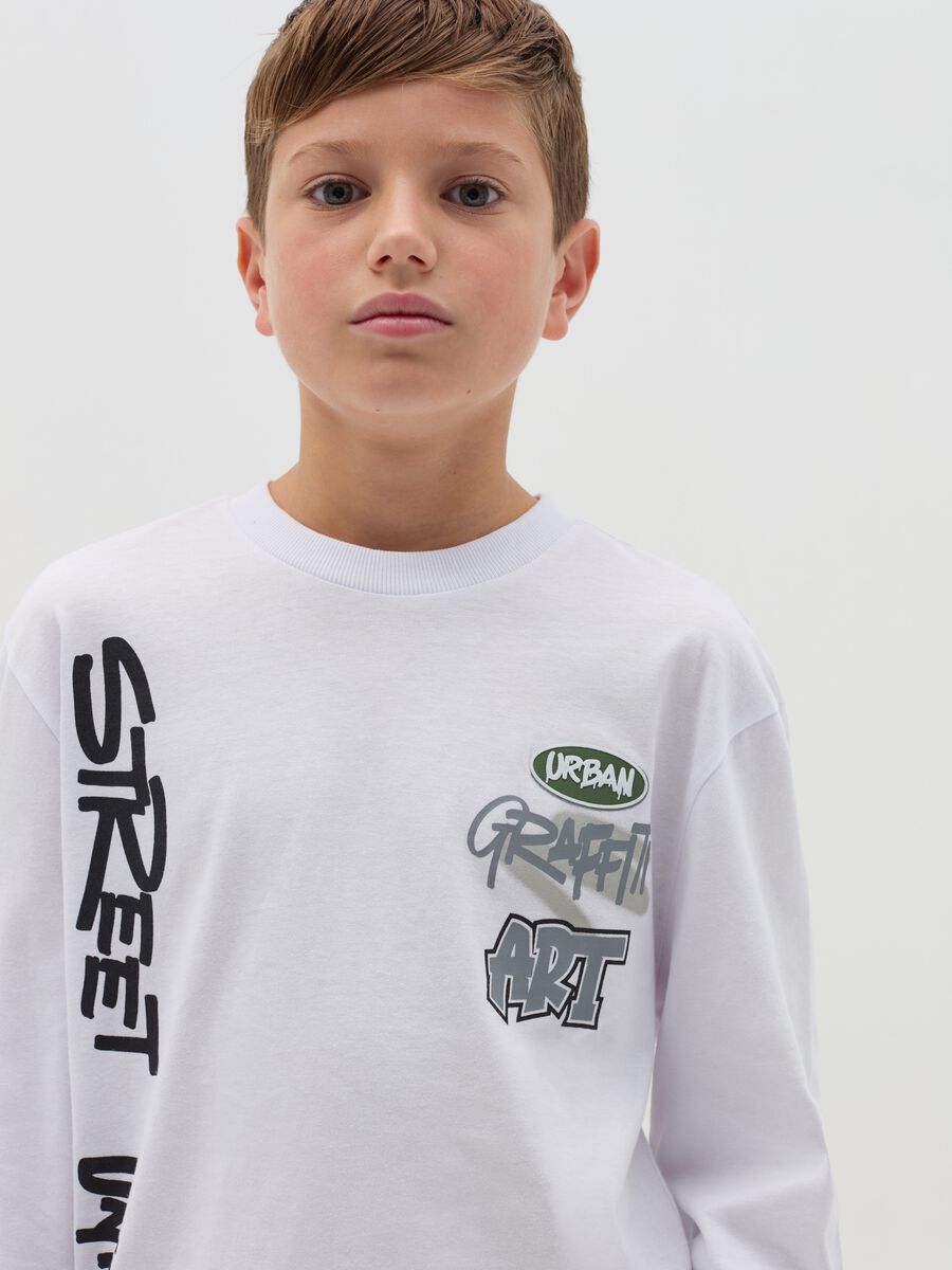 Long-sleeved T-shirt with print_1