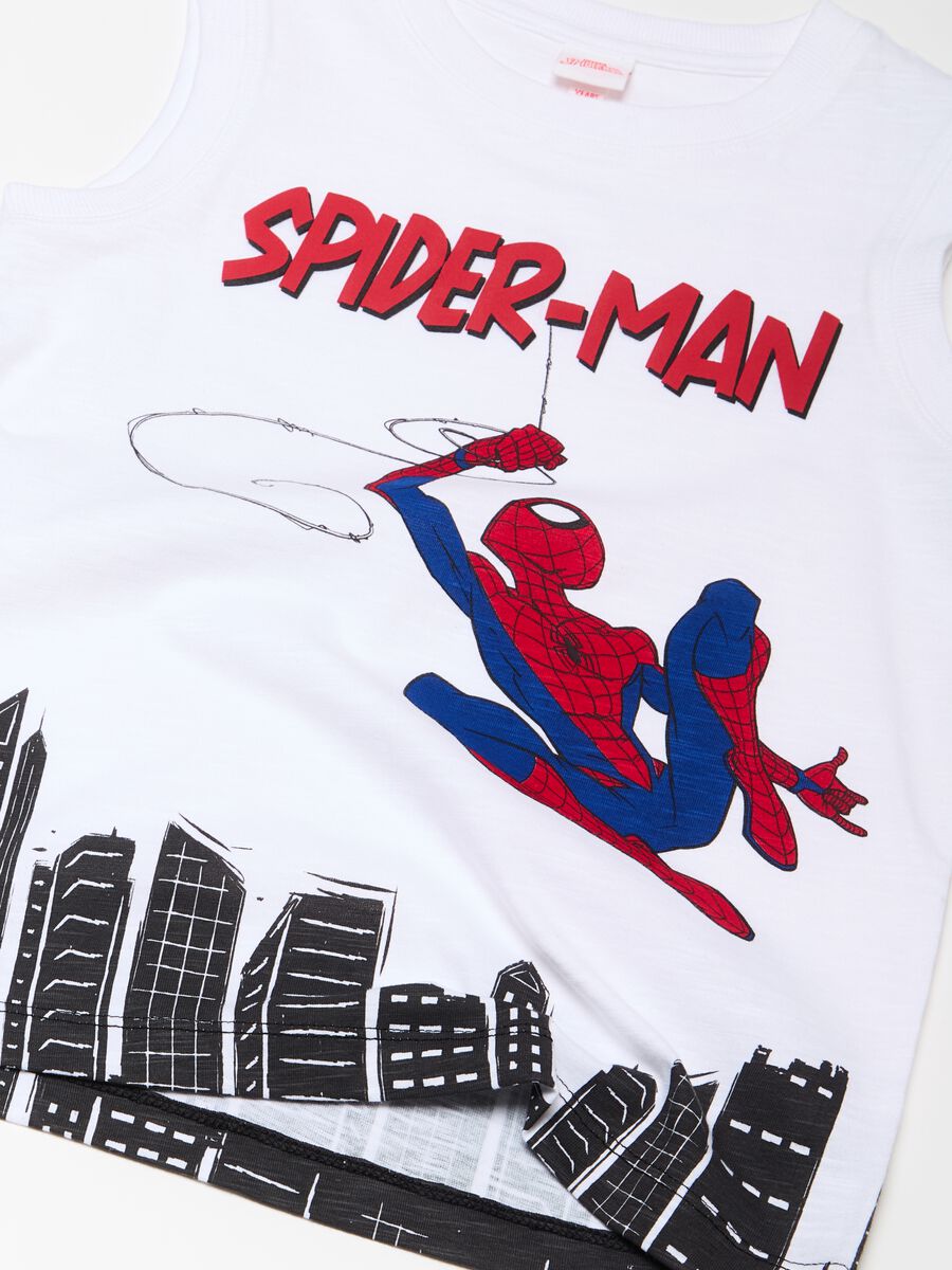Racerback vest with Spider-Man print_2