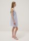 Light blue organic cotton nightdress with thin straps_1