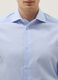 Light blue slim-fit striped cotton-blend shirt_1