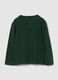 Green Cotton Long Sleeve T-Shirt_1