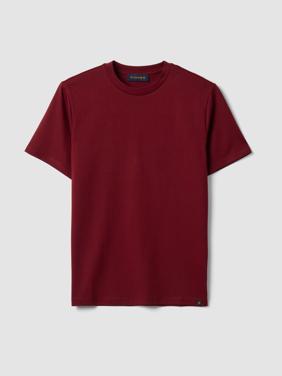 &Kappa;ό&kappa;&kappa;&iota;&nu;&omicron; T-shirt &mu;&epsilon; &sigma;&tau;&rho;&omicron;&gamma;&gamma;&upsilon;&lambda;ή &lambda;&alpha;&iota;&mu;ό&kappa;&omicron;&psi;&eta; &alpha;&pi;ό 100% &beta;&alpha;&mu;&beta;ά&kappa;&iota; Supima, regular fit_0