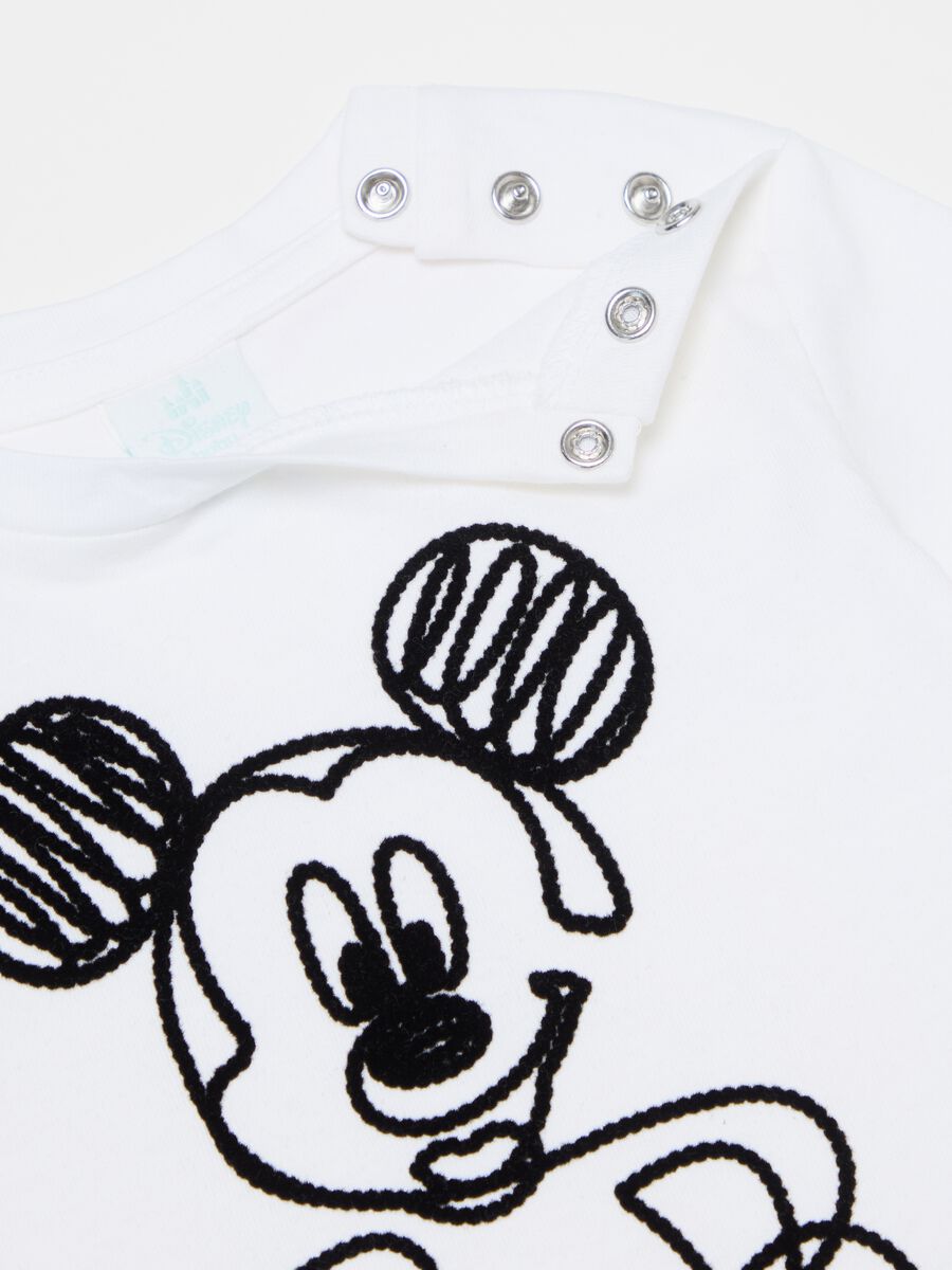 T-shirt with Mickey Mouse print and long sleeves_2