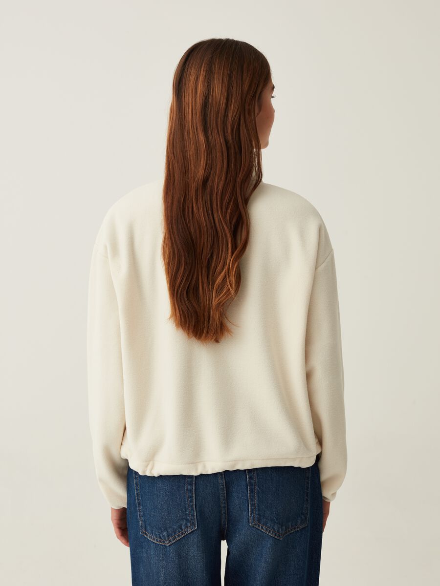 Half-zip sweatshirt in fleece_2