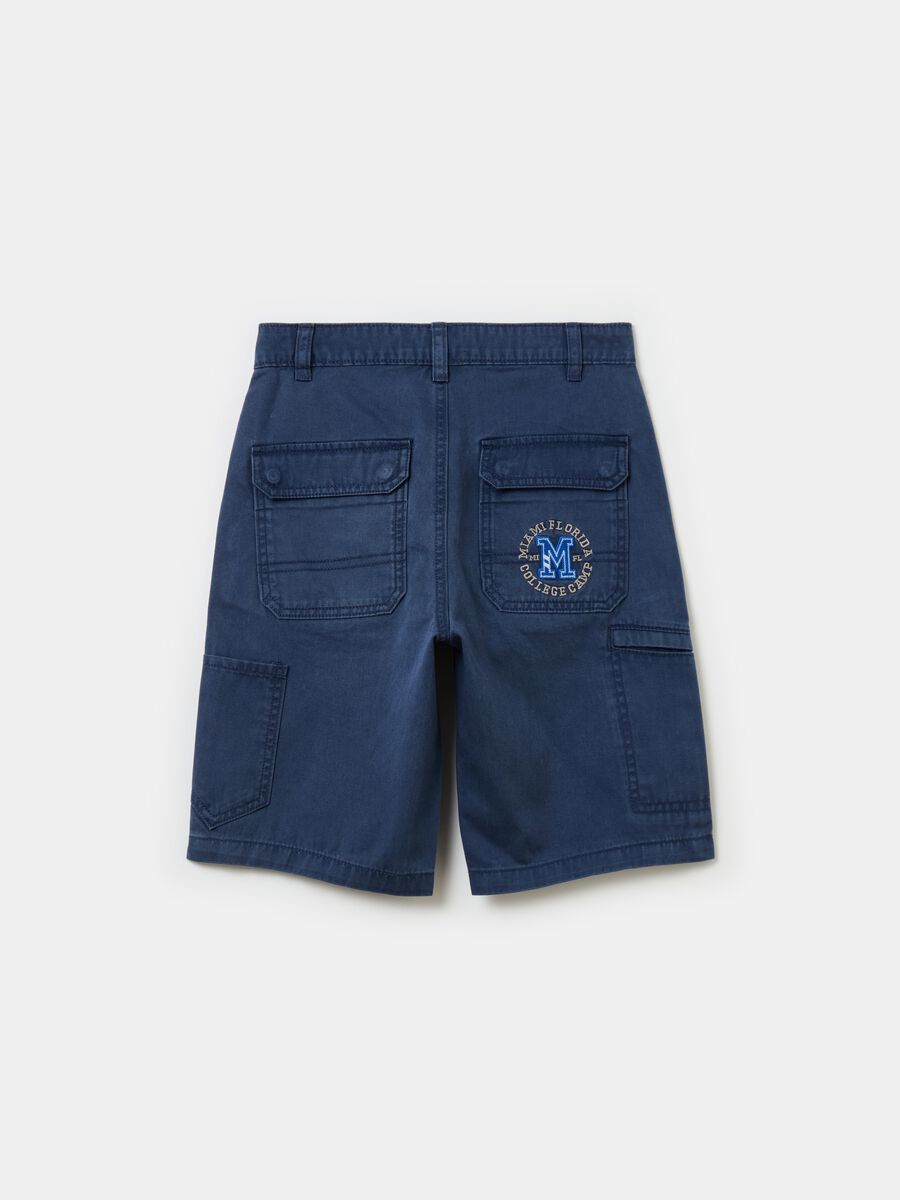 Carpenter Bermuda shorts in cotton_1