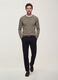 Grey crew-neck jumper in viscose blend, regular fit_0