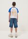 Blaue Denim-Shorts f&uuml;r Jungen aus Baumwollmix im Regular Fit_1