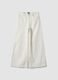Wei&szlig;e Wide-Leg-Hose aus reiner Baumwolle_0