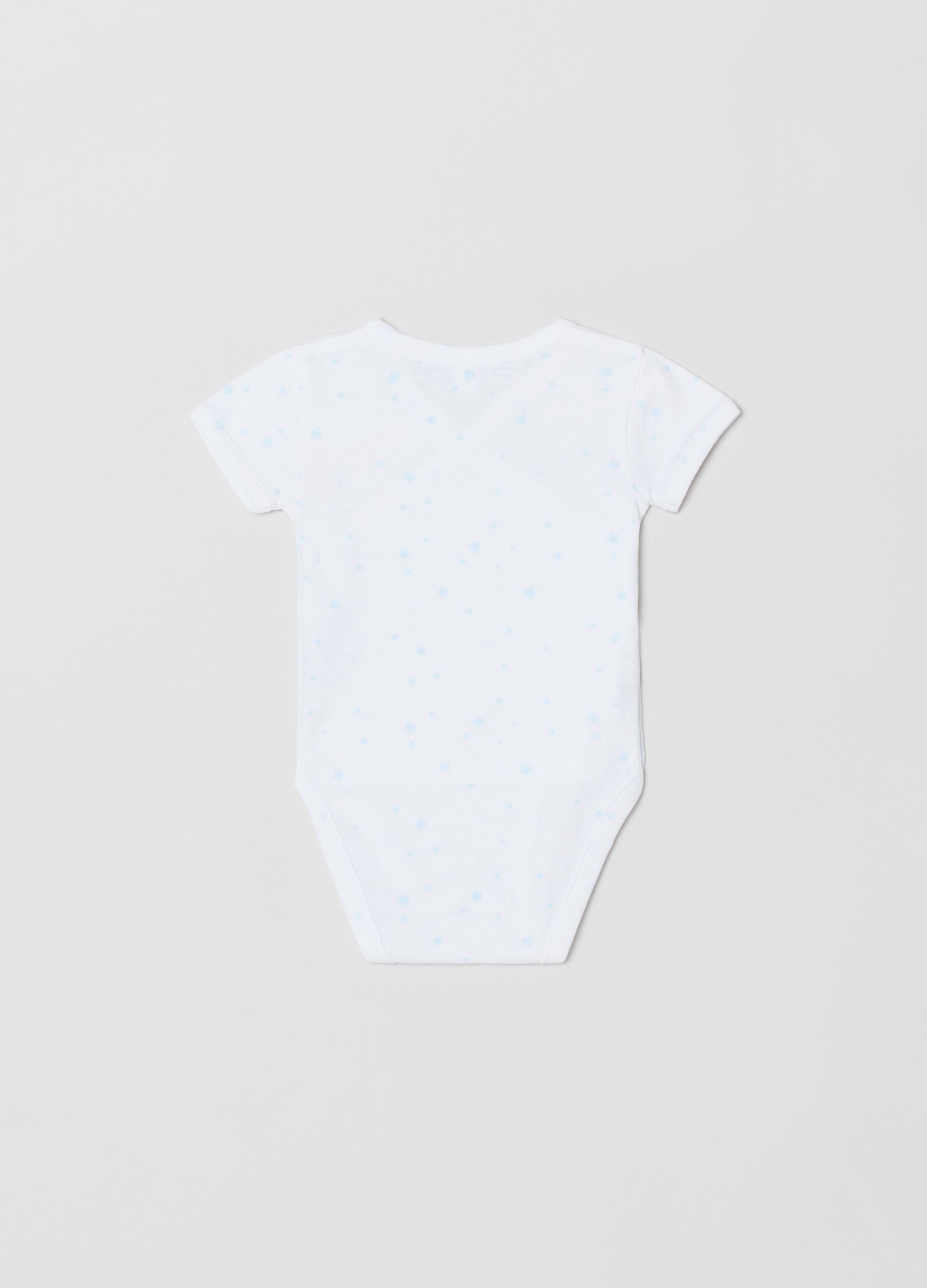 Two-pack cotton bodysuits with print_2