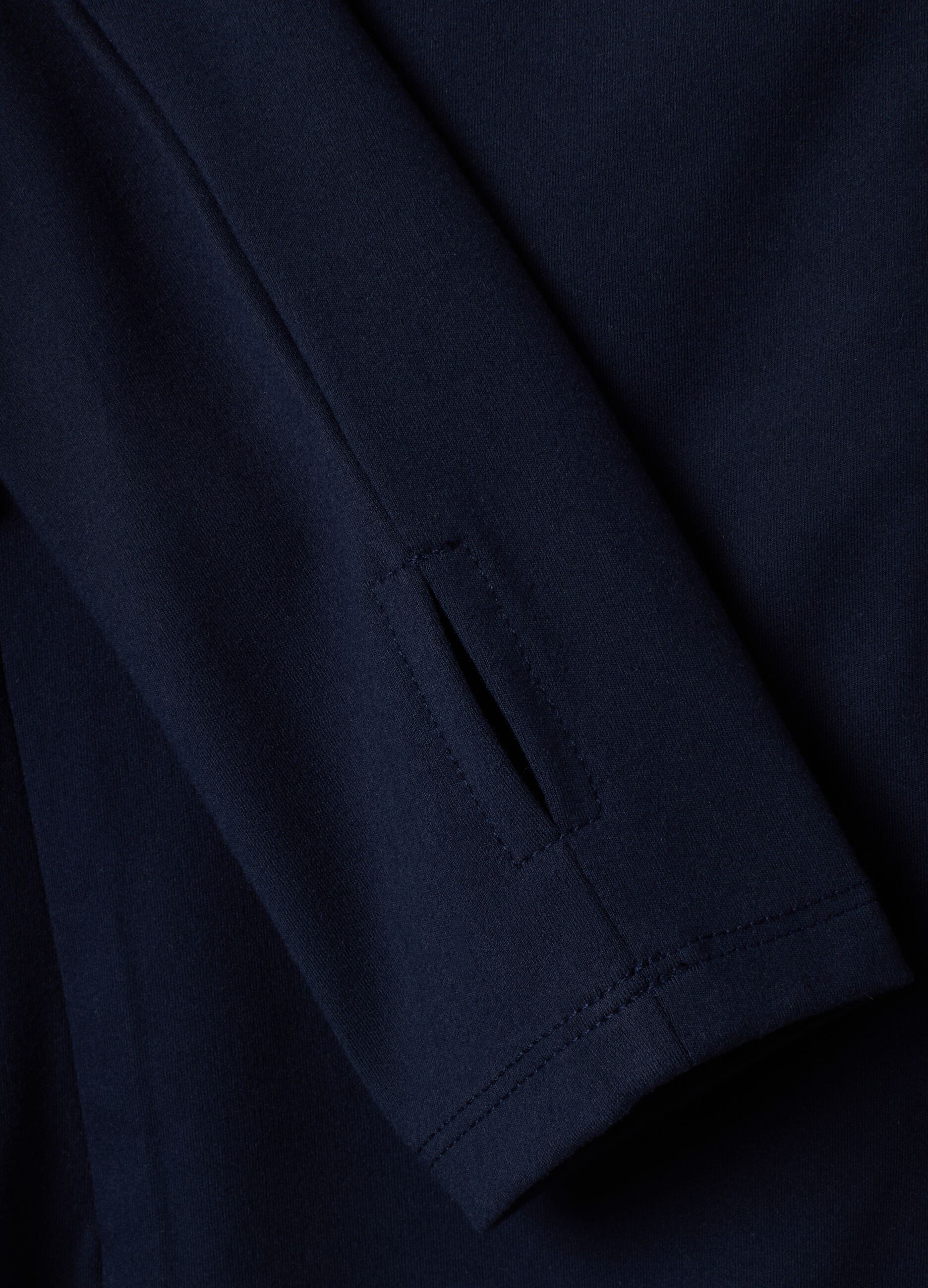 Blue fitted full-zip in stretch fabric ALTAVIA STUDIO