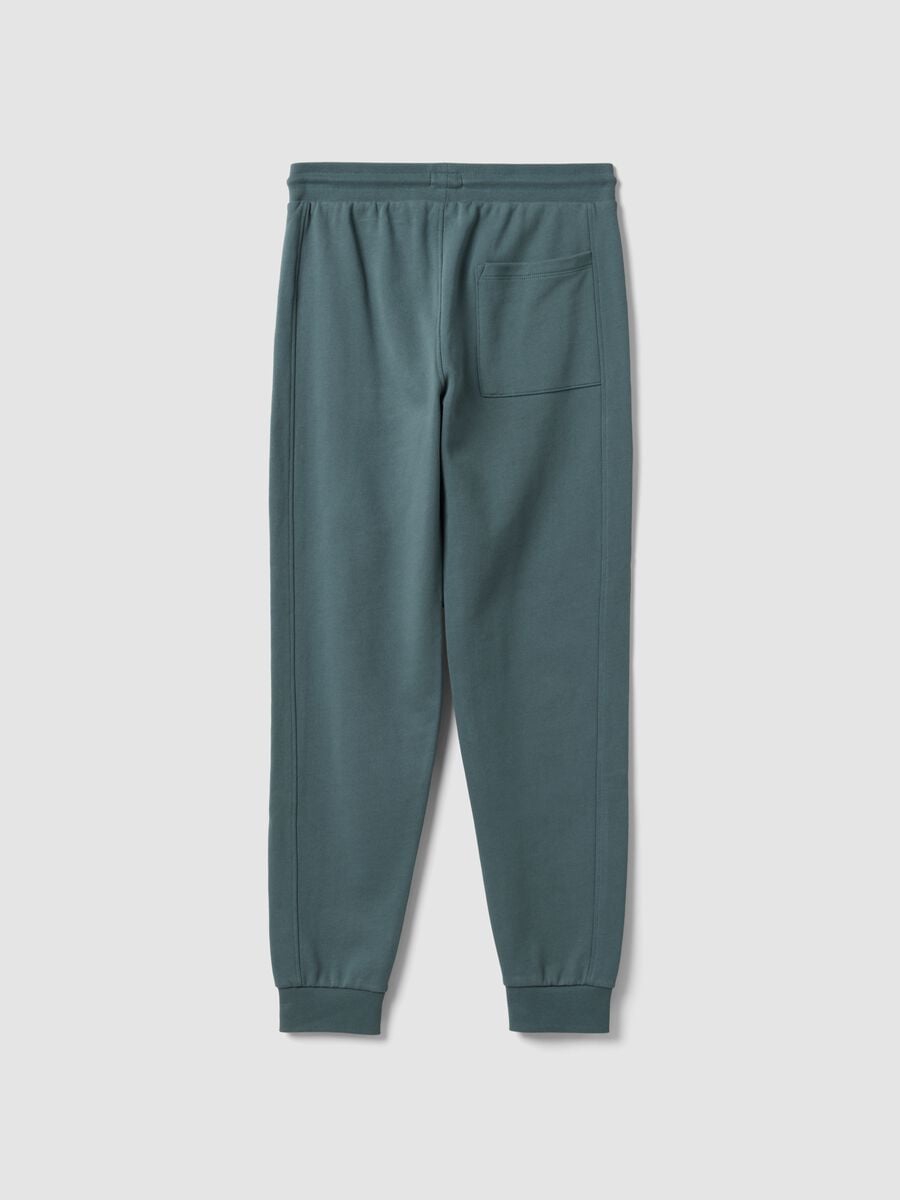 Blaue Jogginghose aus Bio-Baumwolle_1