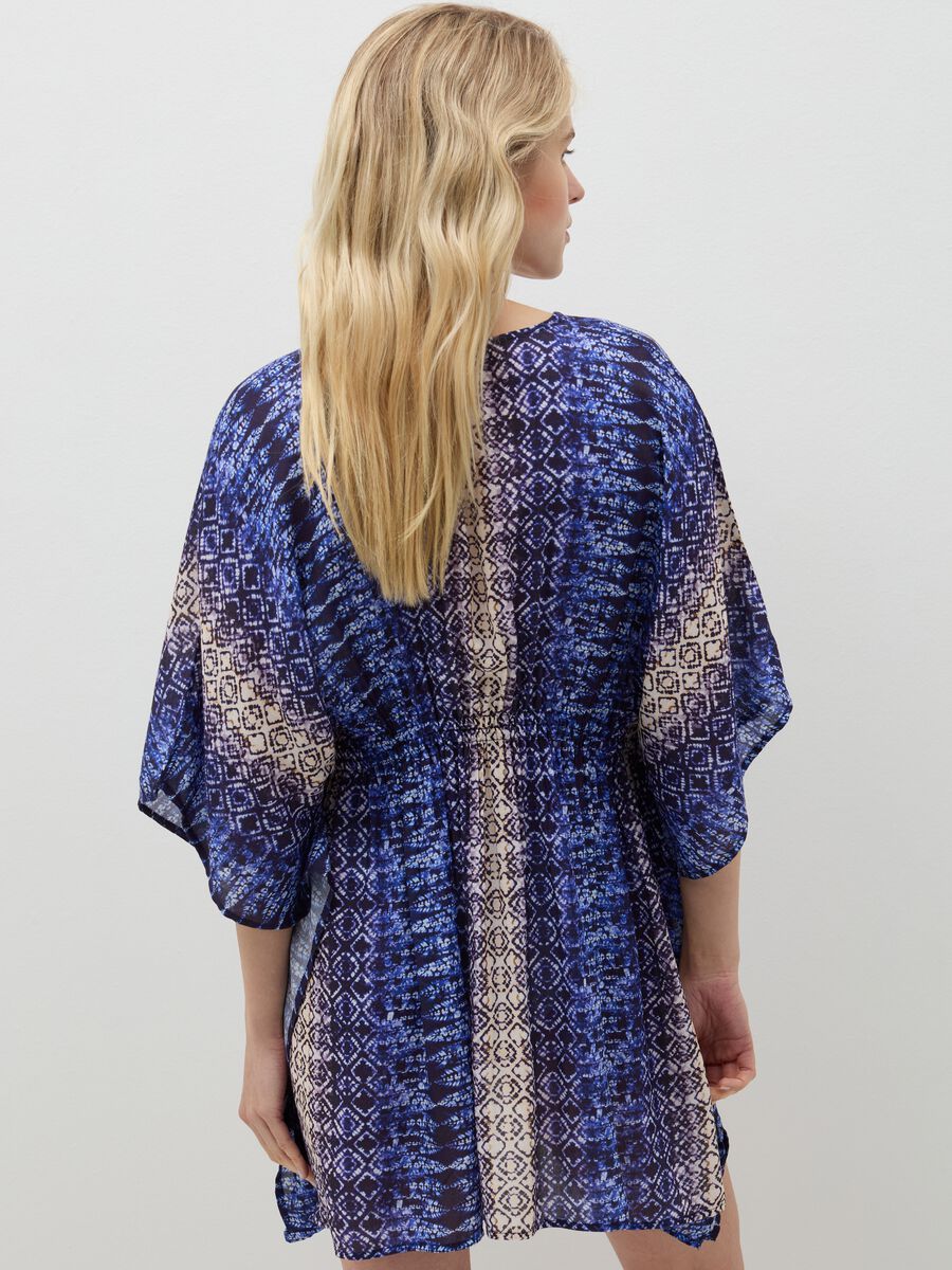 Patterned poncho cover-up_2