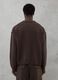Crewneck Distressed Pullover Chocolate Brown_4