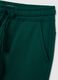 Kids' pure green cotton regular fit joggers_2