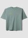 &Kappa;&alpha;&phi;έ &kappa;&omicron;&nu;&tau;ό T-shirt &alpha;&pi;ό 100% &beta;&alpha;&mu;&beta;ά&kappa;&iota; &mu;&epsilon; &sigma;&tau;ά&mu;&pi;&alpha;, boxy &gamma;&rho;&alpha;&mu;&mu;ή_0