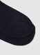 Blue cotton blend regular fit sports socks tripack_1