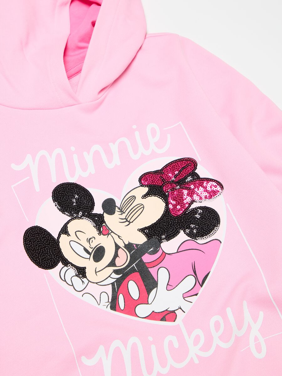 Fleece dress with Mickey and Minnie Mouse print_2